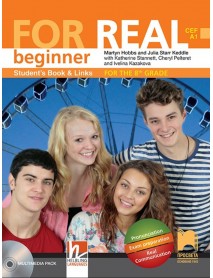 For real beginner A1 student`s book - Учебник  по английски език за 8 клас.