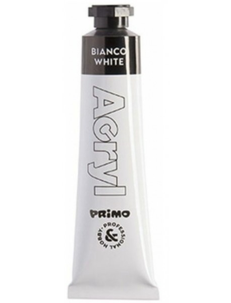 Акрилна боя Primo H&P - Бяла, 18 ml, в тубичка 