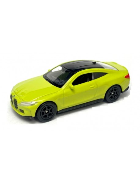 Количка Welly BMW M4, Колекционерска, Метален модел, Мащаб 1:64, Зелен