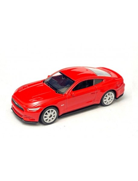 Колекционерска Количка WELLY NEX, Ford Mustang GT метален модел мащаб 1:64 Червен