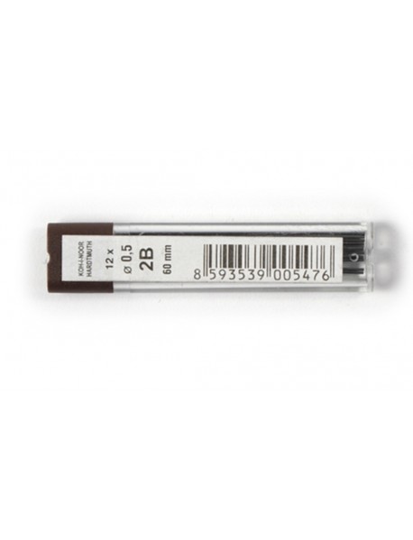 KOH-I-NOOR ГРАФИТ ЗА МЕХАНИЧЕН МОЛИВ 0.5MM. 2В – 12БР