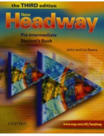 new Headway pre-intermediate Third edition Student`s book. Учебник по англиийски език трето издание