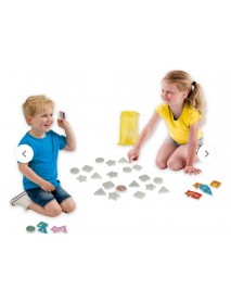 Комплект образователни игри SES Creative Domino Animal Memos, многоцветен, 1 част, препоръчва се за 3+ години