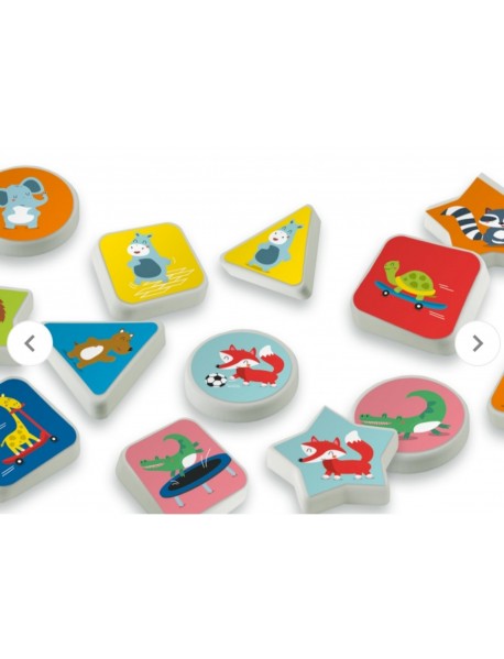 Комплект образователни игри SES Creative Domino Animal Memos, многоцветен, 1 част, препоръчва се за 3+ години Комплект образователни игри SES Creative Domino Animal Memos, многоцветен, 1 част, препоръчва се за 3+ години