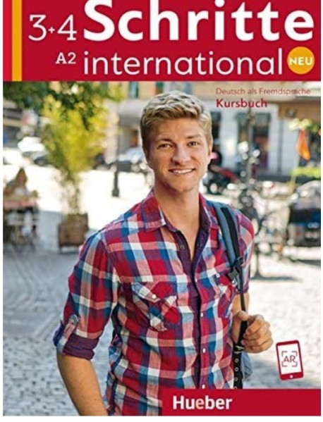 Schritte international 3+4 neu A2. Deutsch als Fremdsprache Kursbuch. Учебник по немски език за чуждо говорящи ниво А2.
