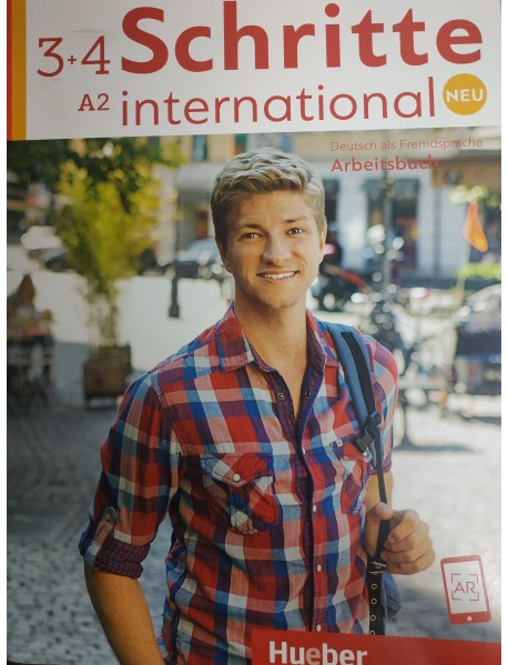 Schritte international 3+4 neu A2. Deutsch als Fremdsprache Arbeitsbuch. Учебна тетрадка по немски език за чуждо говорящи ниво А2.