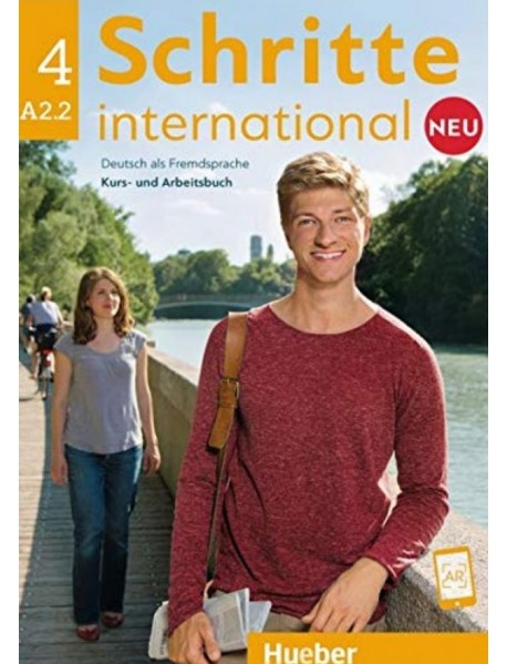Schritte international 4 neu A2.2. Deutsch als Fremdsprache Kurs-und Arbeitsbuch. Учебник и учебна тетрадка по немски език за чуждо говорящи ниво А2.2