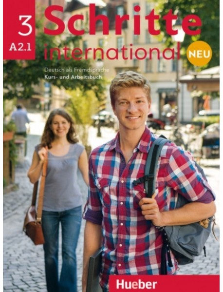 Schritte international 3 neu A2.1. Deutsch als Fremdsprache Kurs-und Arbeitsbuch. Учебник и учебна тетрадка по немски език за чуждо говорящи ниво А2.1