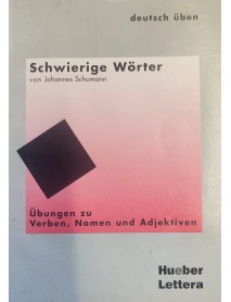 Schwierige Wörter. Übungen zu Verben Nomen und Adjektiven Schwierige Wörter. Übungen zu Verben Nomen und Adjektiven